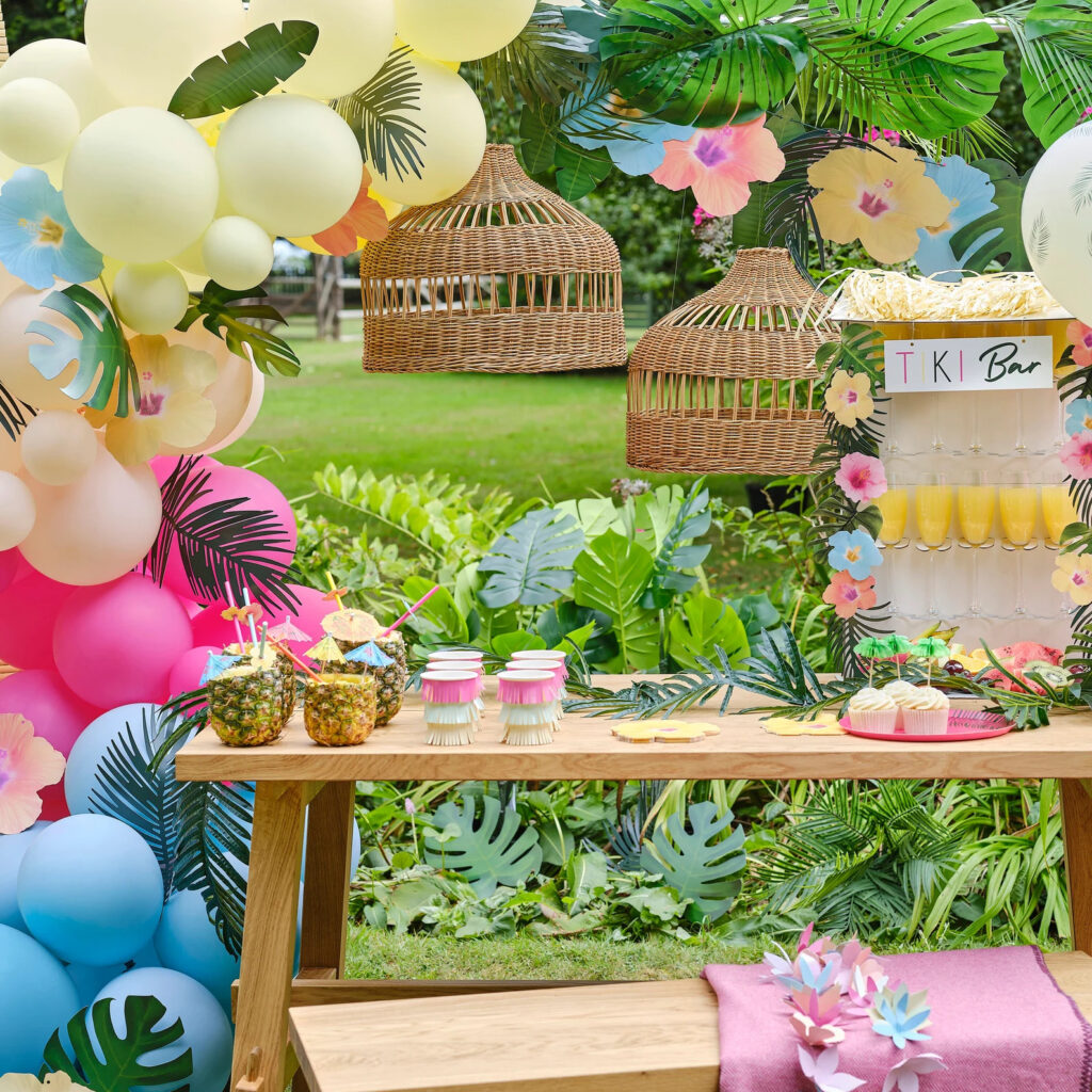 Tiki Tropical Party Tableware and Decorations